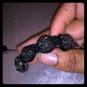 Adjustable rhinestone bracelet